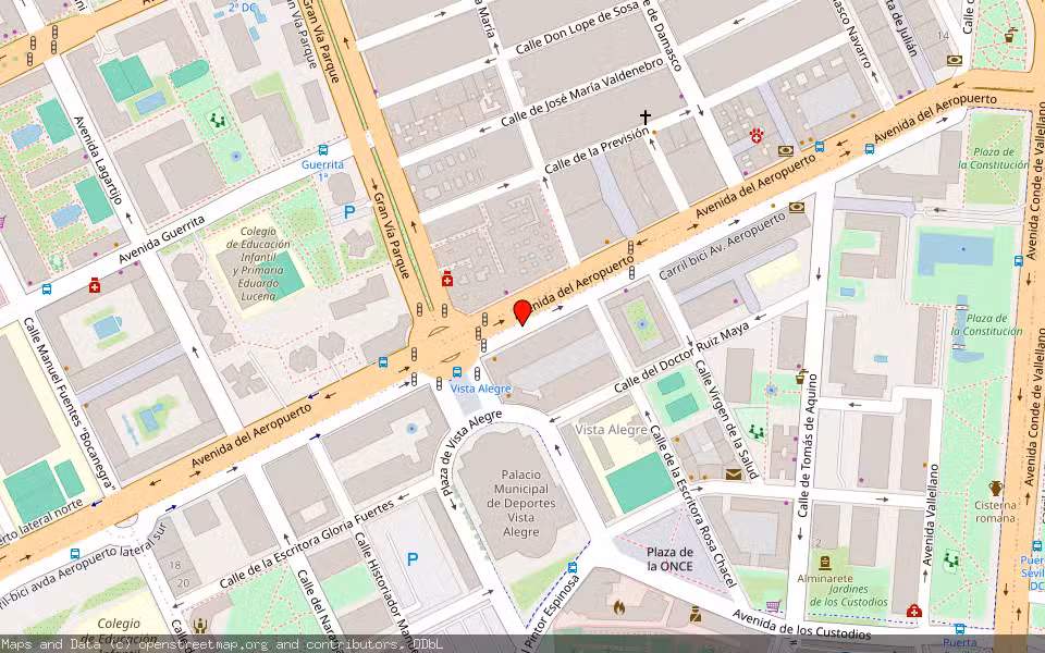 Mapa de Subasta Inmueble (Garaje) en Cordoba, Córdoba