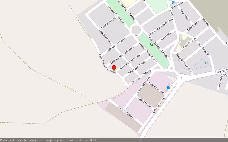 Mapa de Subasta Inmueble (Vivienda) en Umbrete, Sevilla