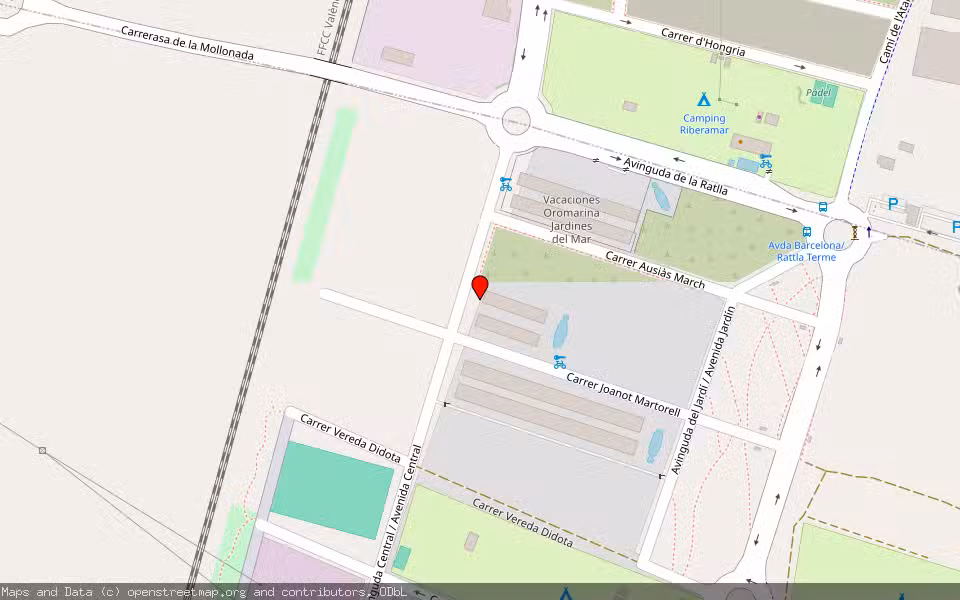 Mapa de Subasta Inmueble (Vivienda) en Oropesa Del Mar, Castellón/Castelló