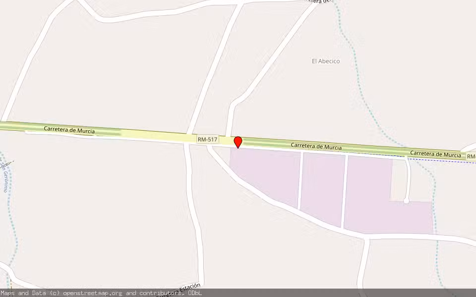 Mapa de Subasta Inmueble (Solar) en Caravaca De La Cruz, Murcia
