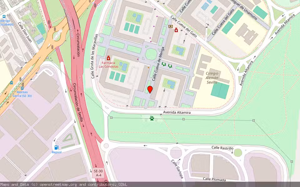 Mapa de Subasta Inmueble (Vivienda) en Sevilla