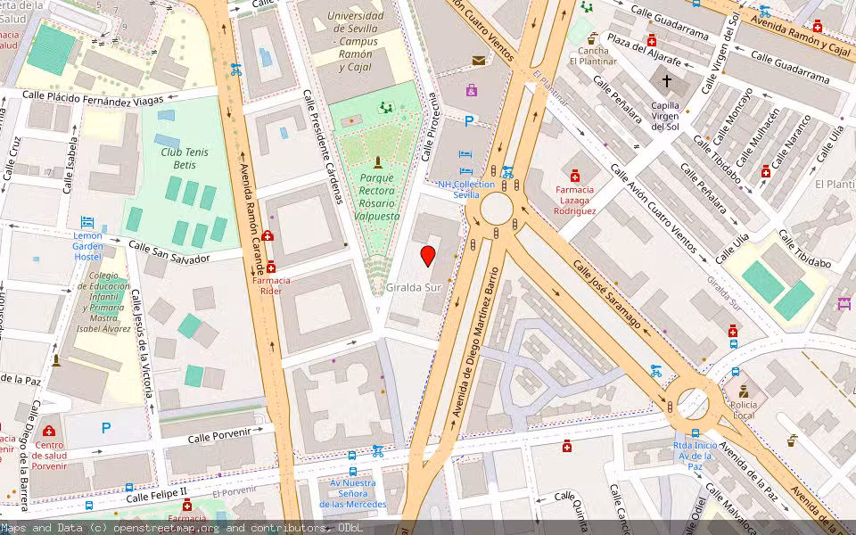 Mapa de Subasta Inmueble (Vivienda) en Sevilla