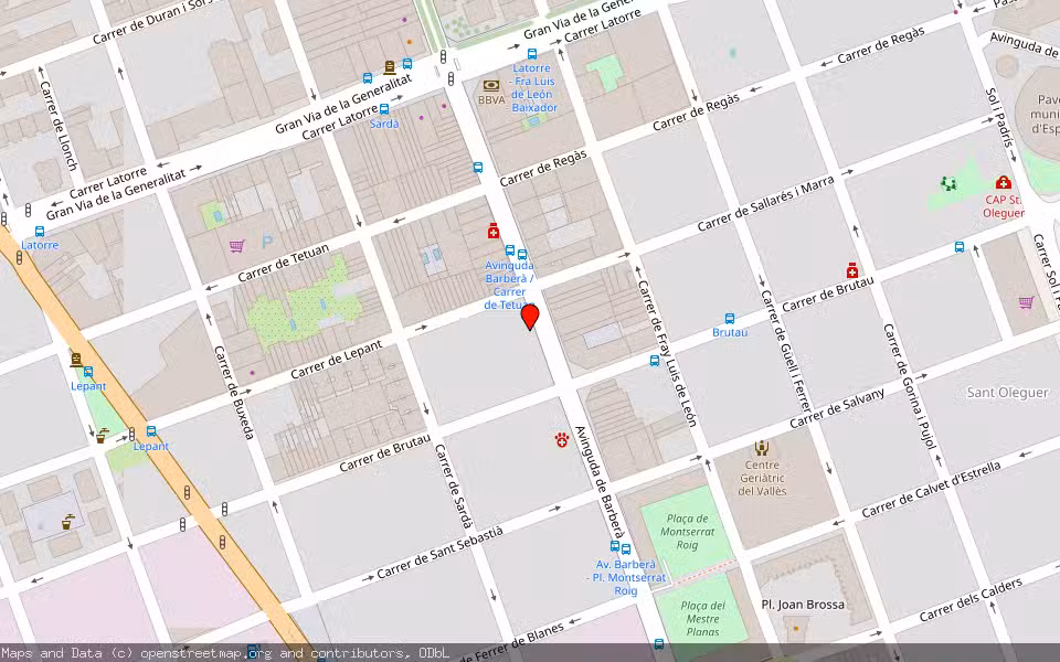 Mapa de Subasta Inmueble (Vivienda) en Sabadell, Barcelona