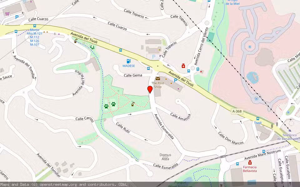 Mapa de Subasta Inmueble (Vivienda) en Benalmadena, Málaga