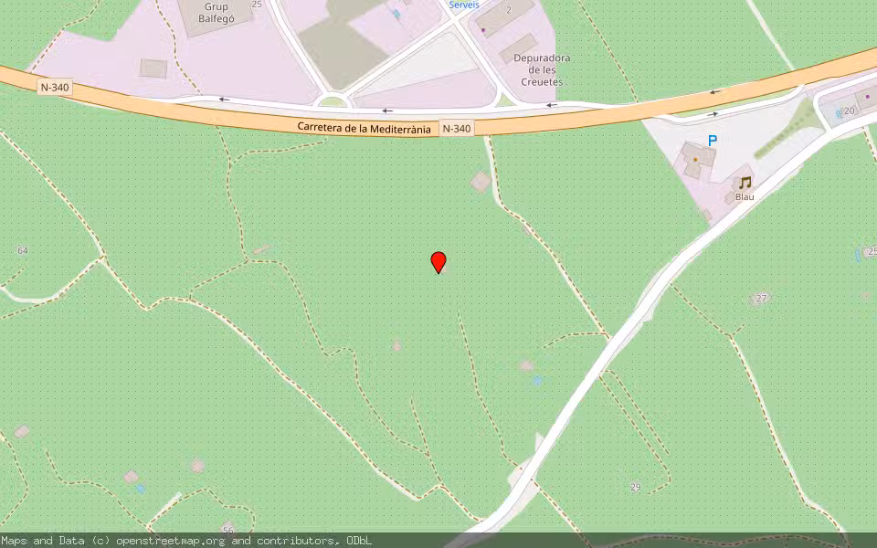 Mapa de Subasta Inmueble (Finca rústica) en L'ametlla De Mar, Tarragona