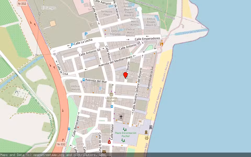 Mapa de Subasta Inmueble (Vivienda) en Torrevieja, Alicante/Alacant