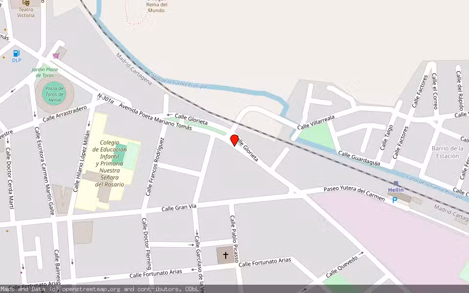 Mapa de Subasta Inmueble (Vivienda) en Hellin, Albacete