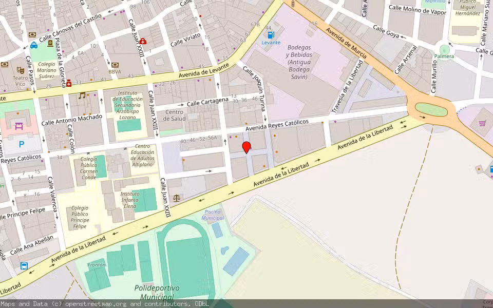 Mapa de Subasta Inmueble (Otros) en Jumilla, Murcia