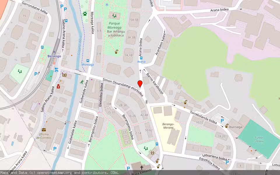 Mapa de Subasta Inmueble (Otros) en Berango, Bizkaia