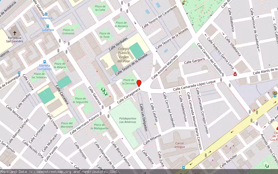 Mapa de Subasta Inmueble (Vivienda) en Huelva