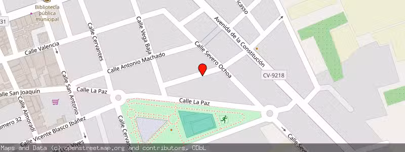 Mapa de Subasta de Inmueble (Vivienda) en Catral, Alicante 