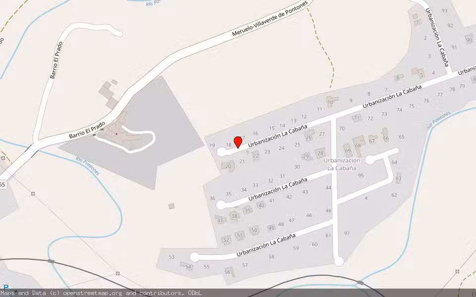 Mapa de Subasta Inmueble (Vivienda) en Ribamontan Al Monte, Cantabria