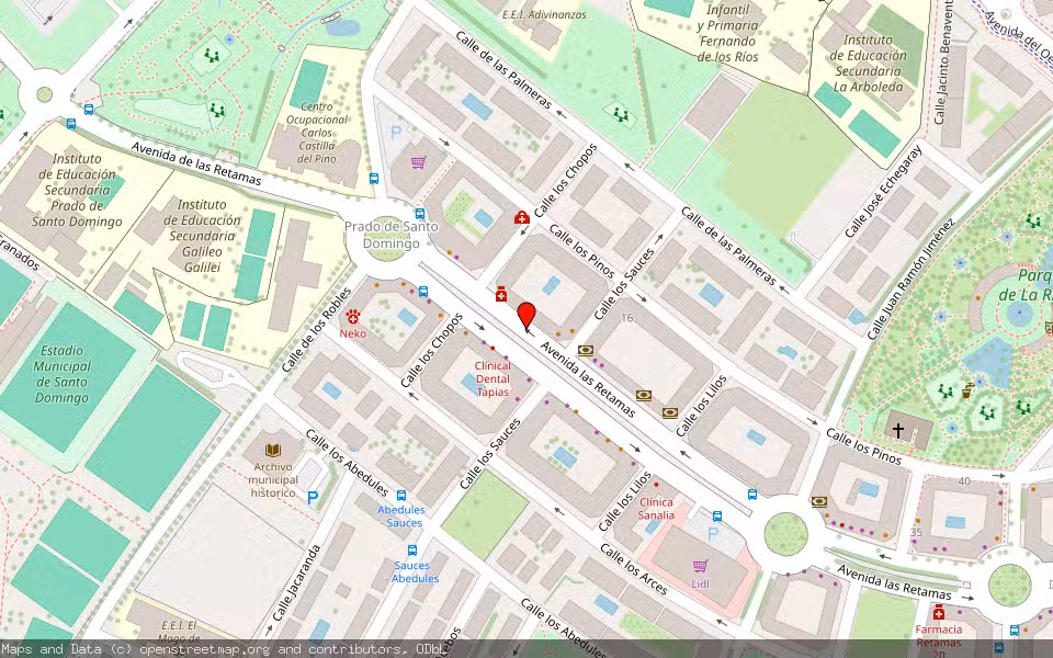 Mapa de Subasta Inmueble (Garaje) en Alcorcon, Madrid
