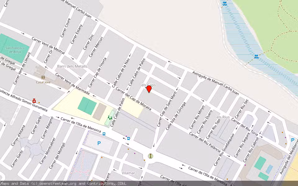 Mapa de Subasta Inmueble (Vivienda) en Sagunt, Valencia/València