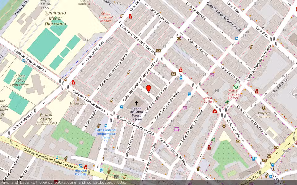 Mapa de Subasta Inmueble (Vivienda) en Valladolid