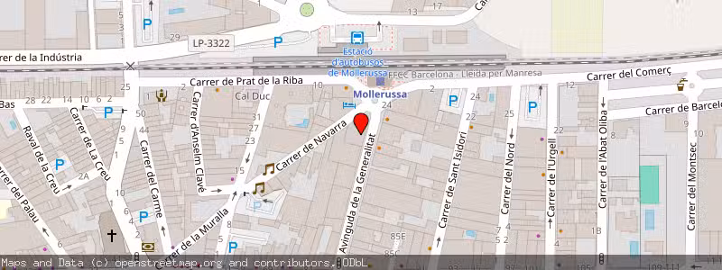 Mapa de Subasta de Inmueble (Local comercial) en Mollerussa, Lérida (Lleida) 