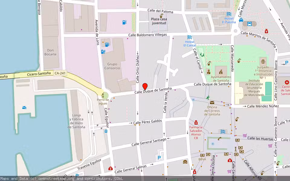 Mapa de Subasta Inmueble (Vivienda) en Santoña, Cantabria