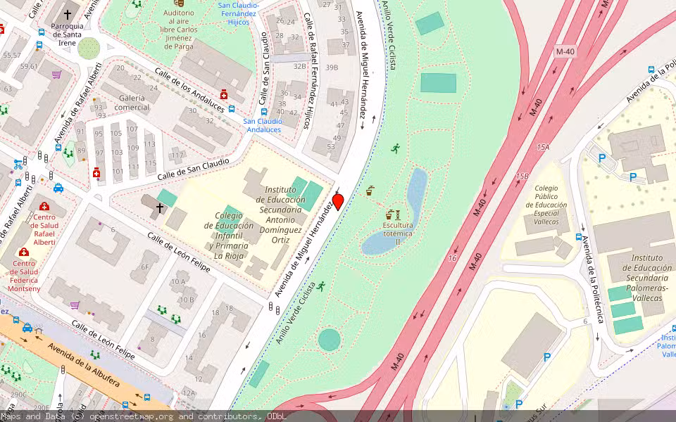 Mapa de Subasta Inmueble (Vivienda) en Madrid