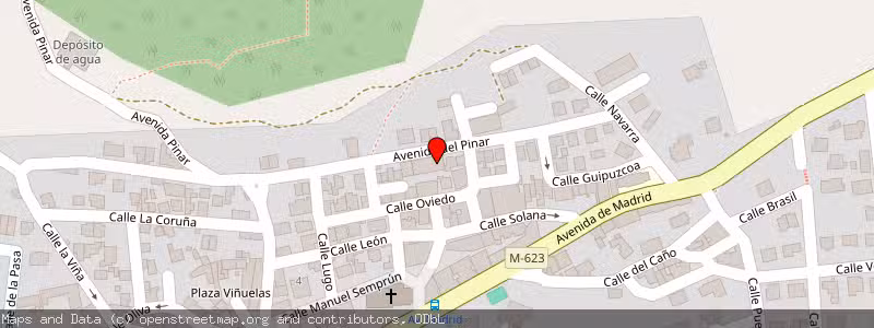 Mapa de Subasta de Inmueble (Vivienda) en Collado Mediano, Madrid 