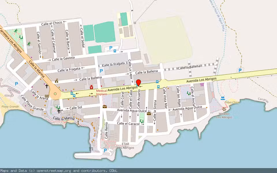 Mapa de Subasta Inmueble (Local comercial) en Granadilla De Abona, Santa Cruz de Tenerife