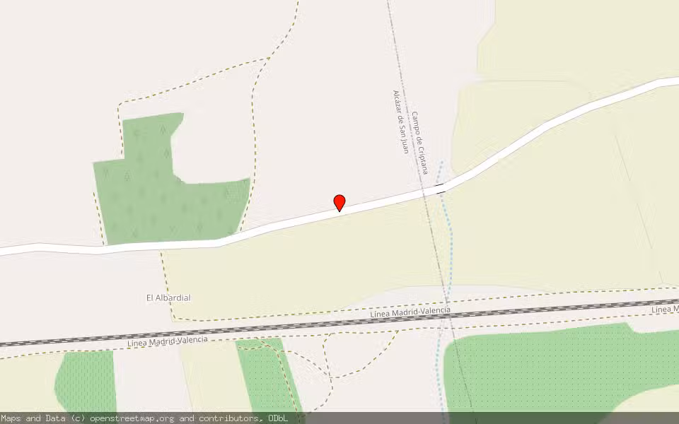 Mapa de Subasta Inmueble (Finca rústica) en Campo De Criptana, Ciudad Real