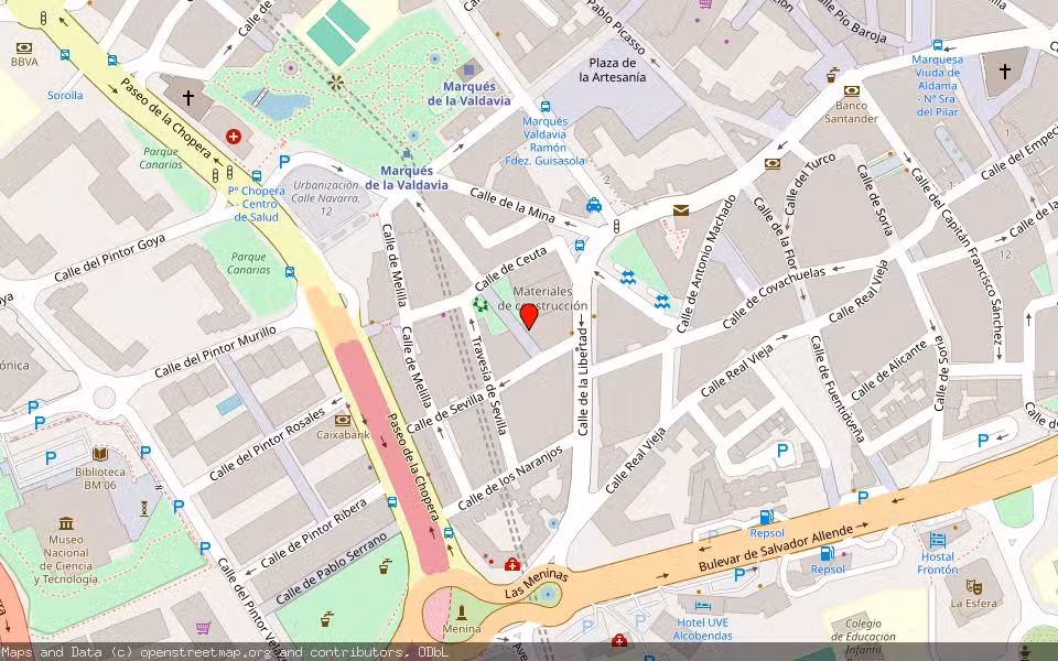 Mapa de Subasta Inmueble (Vivienda) en Alcobendas, Madrid