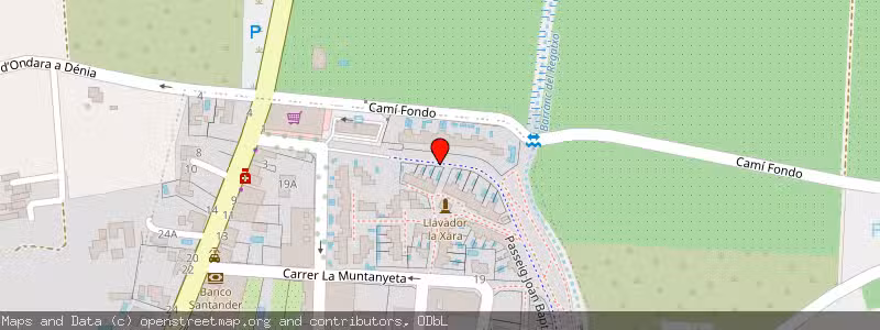 Mapa de Subasta de Inmueble (Trastero) en Dénia, Alicante 