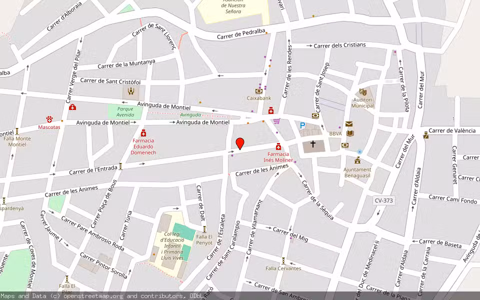 Mapa de Subasta Inmueble (Solar) en Benaguasil, Valencia/València