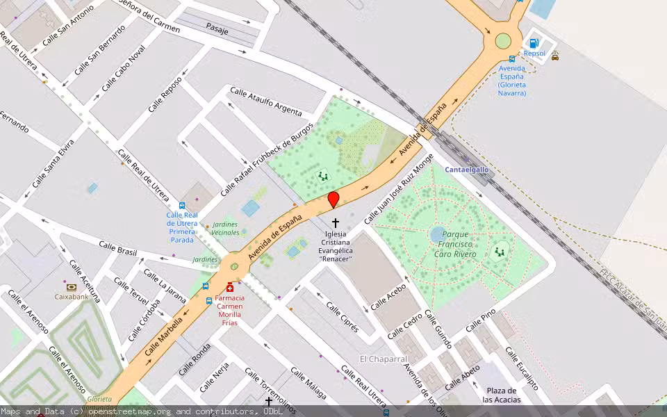Mapa de Subasta Inmueble (Vivienda) en Dos Hermanas, Sevilla