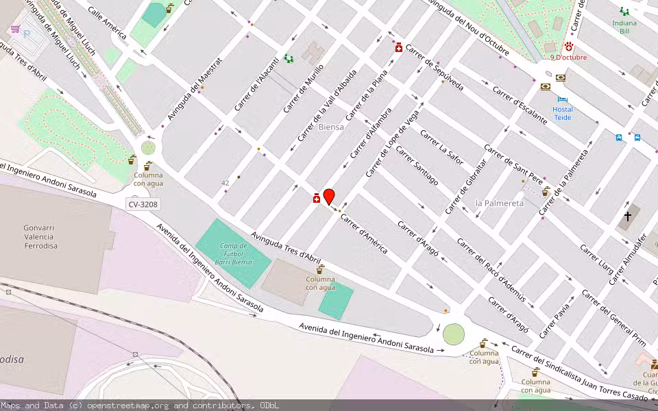 Mapa de Subasta Inmueble (Vivienda) en Puerto De Sagunto, Valencia/València