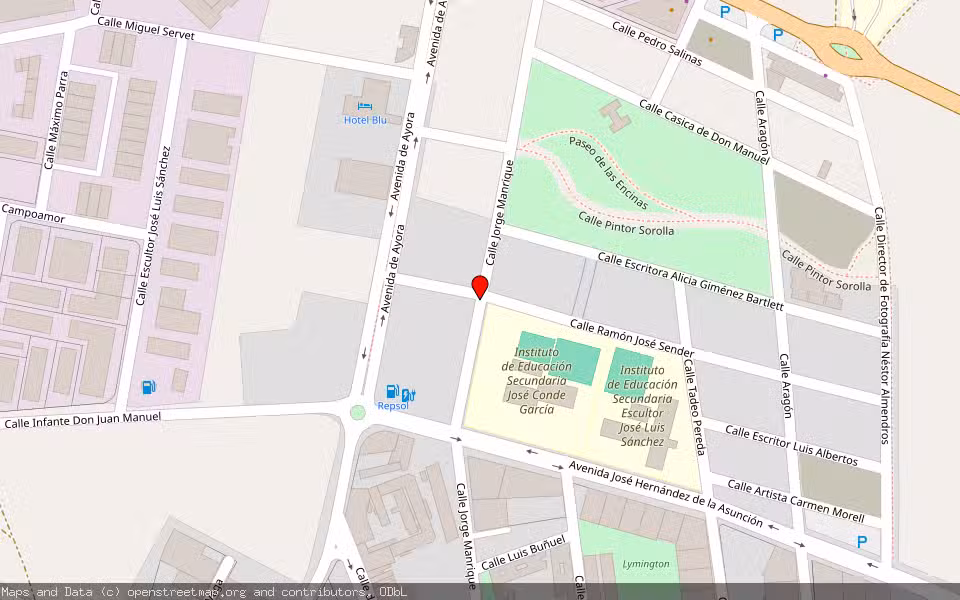 Mapa de Subasta Inmueble (Vivienda) en Almansa, Albacete