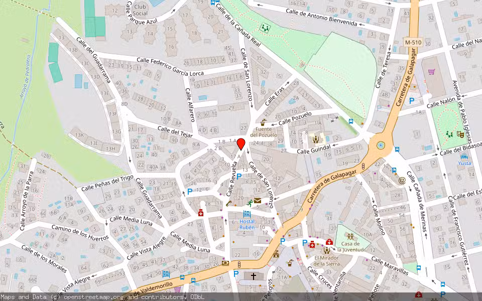 Mapa de Subasta Inmueble (Garaje) en Colmenarejo, Madrid