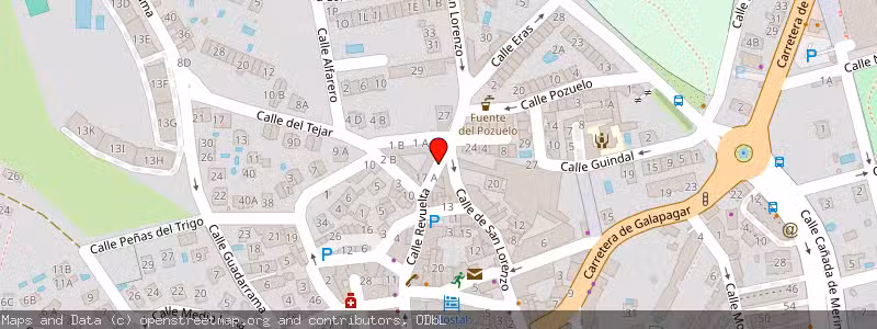 Mapa de Subasta de Inmueble (Garaje) en Colmenarejo, Madrid 