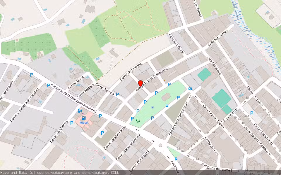 Mapa de Subasta Inmueble (Vivienda) en Olleria, Valencia/València