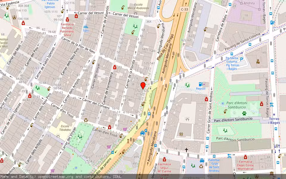 Mapa de Subasta Inmueble (Vivienda) en Basrcelona, Barcelona