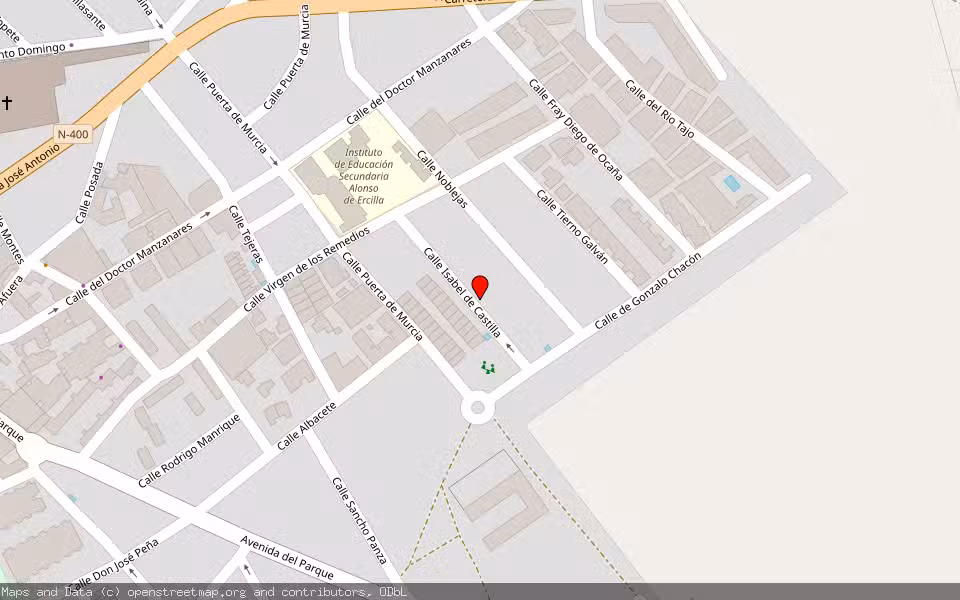 Mapa de Subasta Inmueble (Vivienda) en Ocaña, Toledo