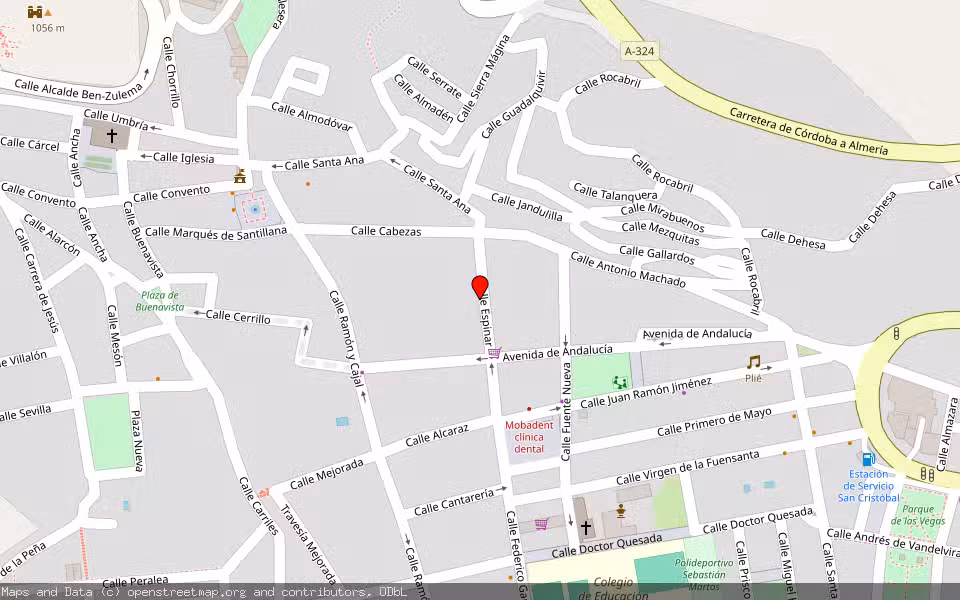 Mapa de Subasta Inmueble (Otros) en Huelma, Jaén