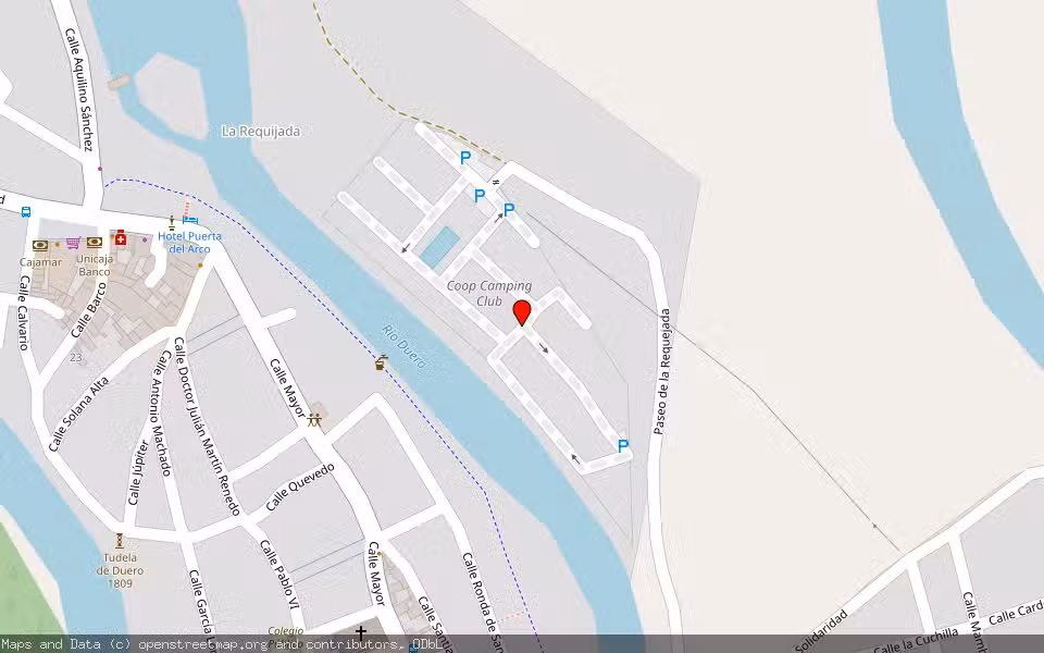Mapa de Subasta Inmueble (Otros) en Tudela De Duero, Valladolid