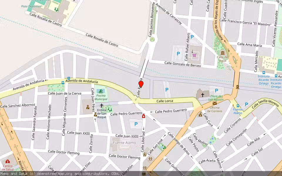 Mapa de Subasta Inmueble (Vivienda) en Murcia