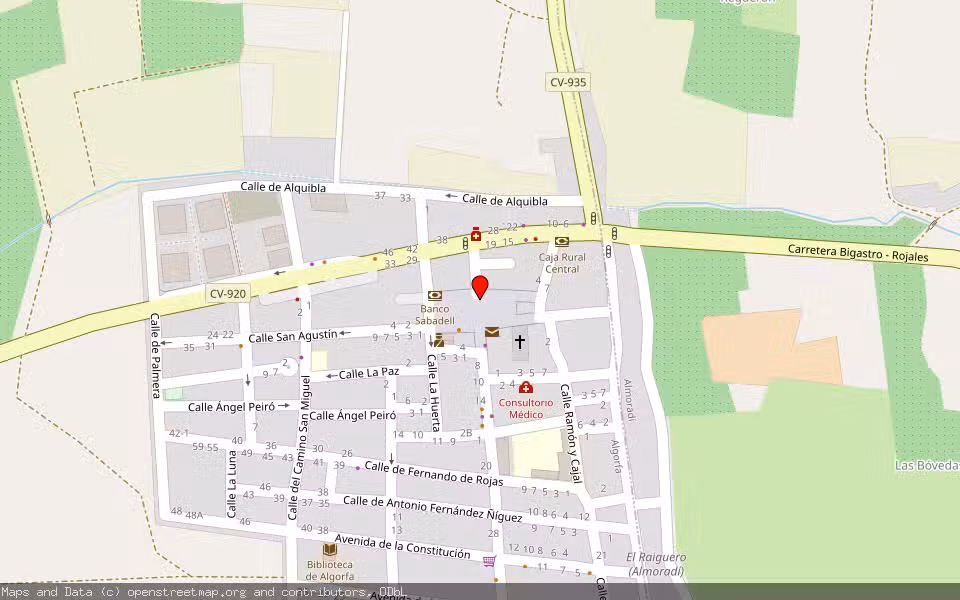 Mapa de Subasta Inmueble (Garaje) en Algorfa, Alicante/Alacant