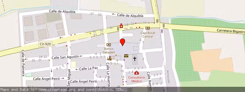 Mapa de Subasta de Inmueble (Garaje) en Algorfa, Alicante 