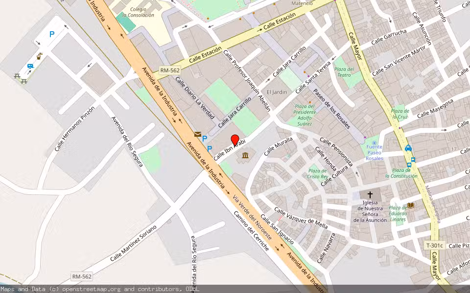Mapa de Subasta Inmueble (Vivienda) en Molina De Segura, Murcia
