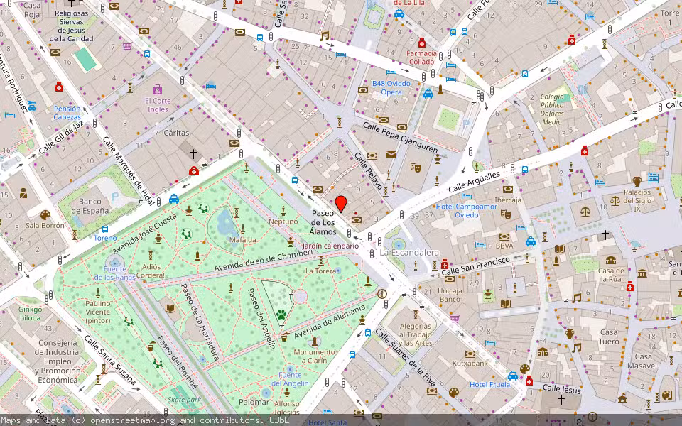 Mapa de Subasta Inmueble (Otros) en Oviedo, Asturias