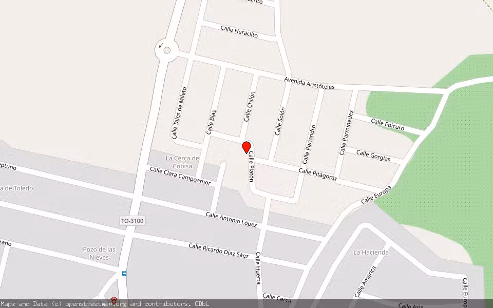 Mapa de Subasta Inmueble (Solar) en Cobisa, Toledo