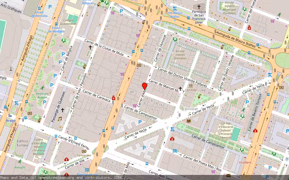 Mapa de Subasta Inmueble (Vivienda) en Valencia, Valencia/València