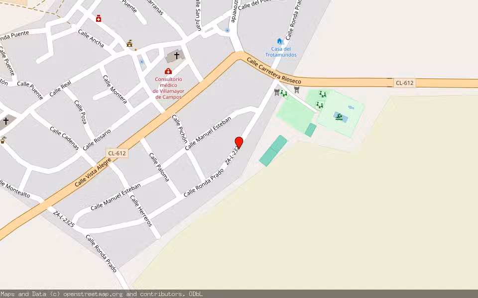 Mapa de Subasta Inmueble (Vivienda) en Villamayor De Campos, Zamora