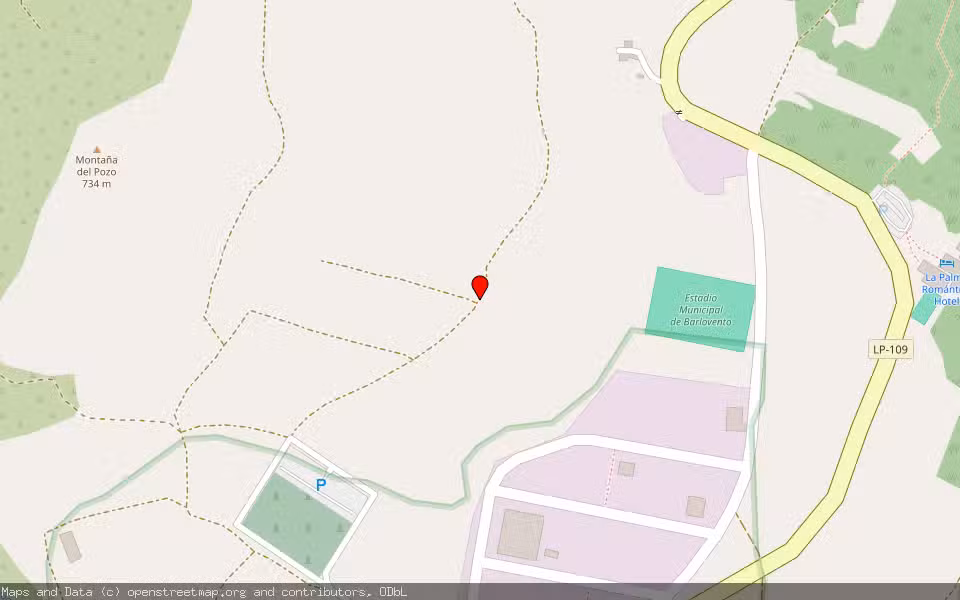 Mapa de Subasta Inmueble (Finca rústica) en Barlovento, Santa Cruz de Tenerife
