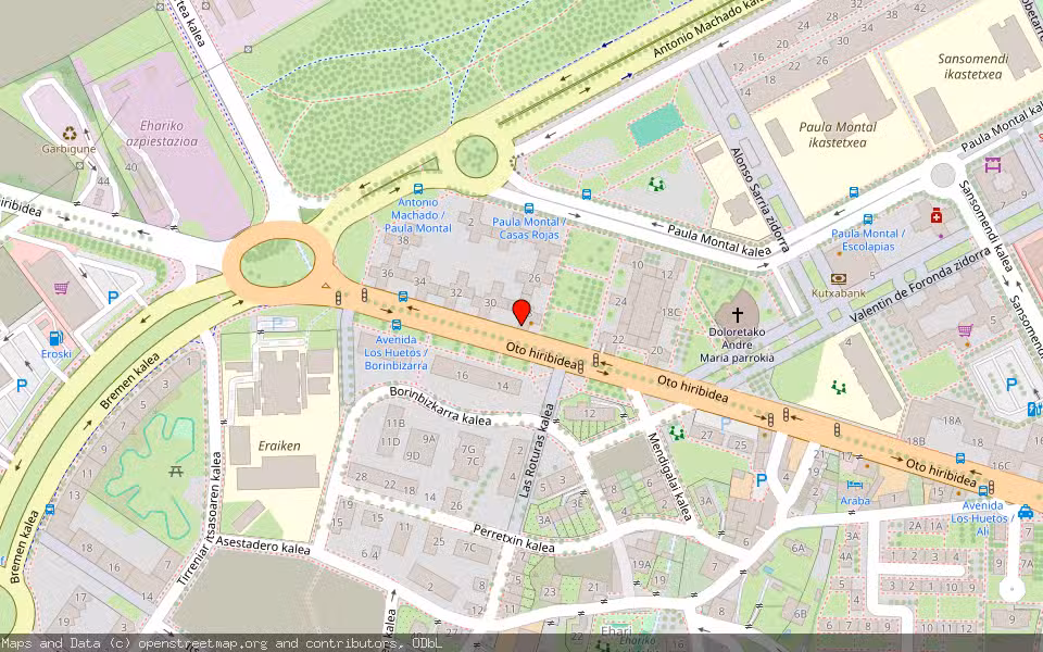 Mapa de Subasta Inmueble (Vivienda) en Vitoria, Araba/Álava