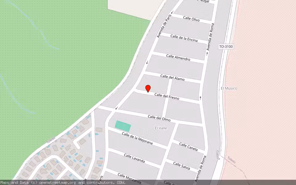 Mapa de Subasta Inmueble (Vivienda) en Cobisa, Toledo