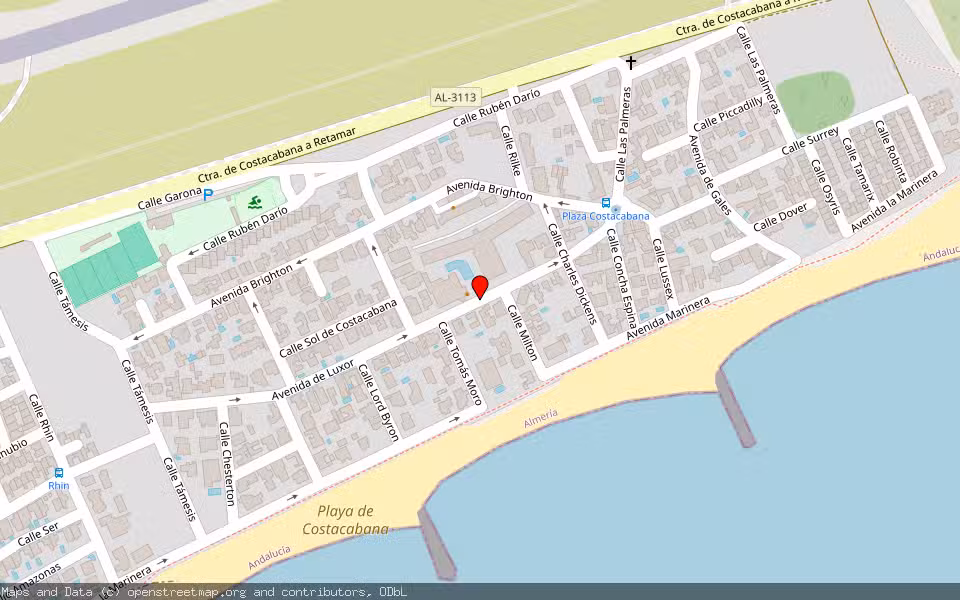 Mapa de Subasta Inmueble (Vivienda) en Almería